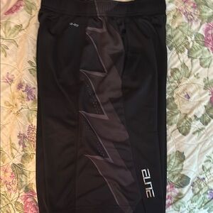 Nike Black and Gray Kids Shorts